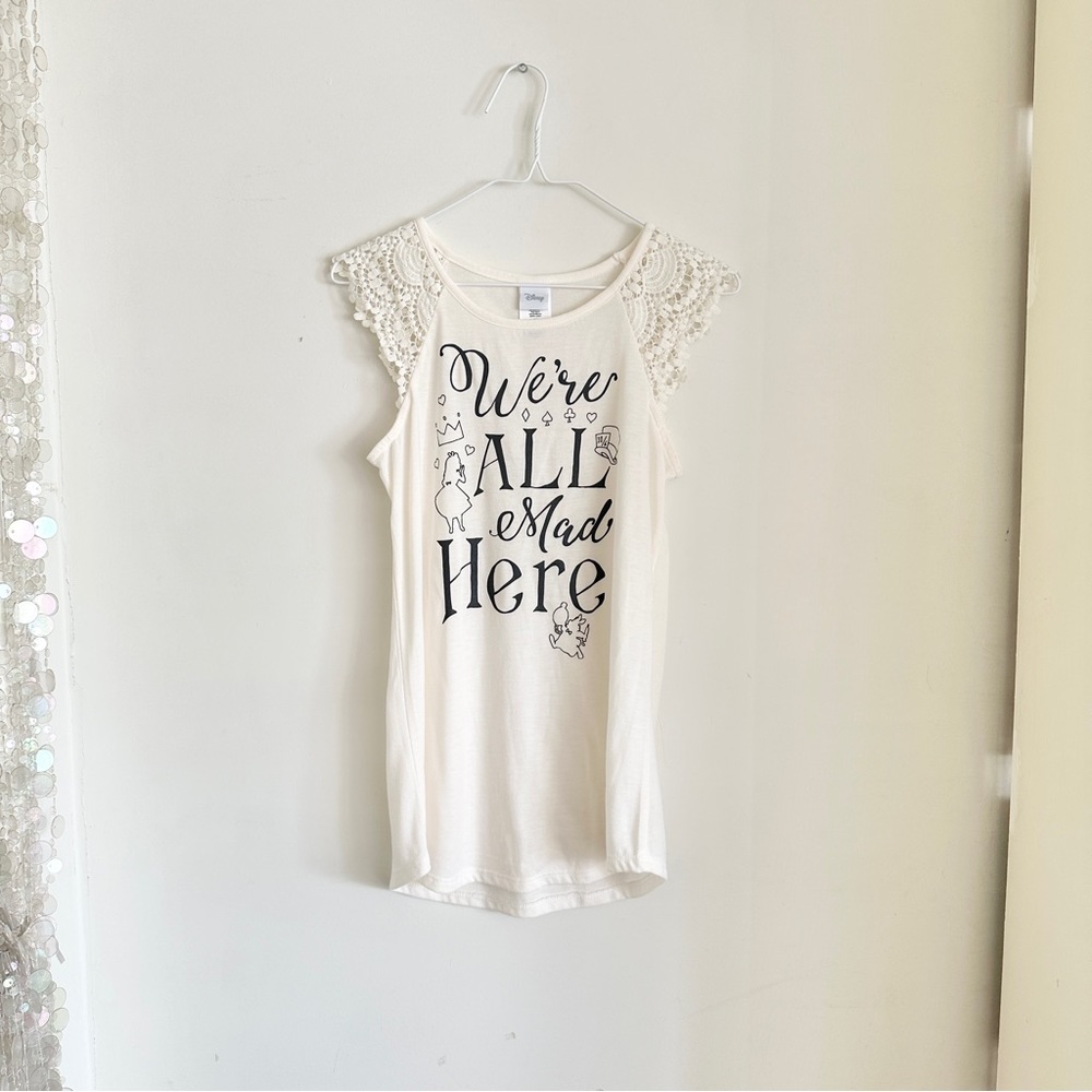 DISNEY • Alice in Wonderland • Lace Tank • Size XS
